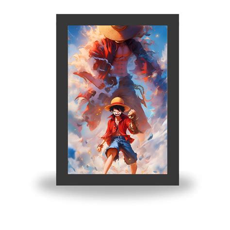 One Piece Anime Light Painting Frame bingkai glow – Nuvue Store