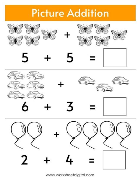 Image result for Kindergarten Math Worksheets Adding by 3