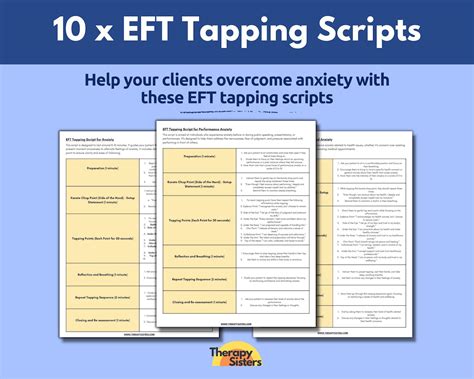 Image result for EFT Tapping Therapy Worksheet