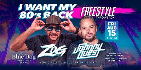 I Want My 80s Back: Freestyle Throwback: DJ Johnny Quest & DJ Zog, The ...