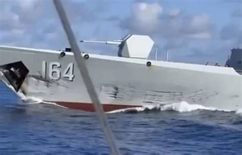 Chase gone wrong: Chinese naval vessel rams its own Coast Guard ship ...