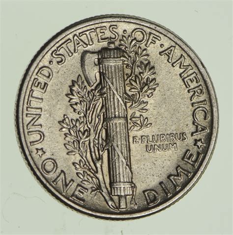 Ch AU/Unc 1944 Mercury Liberty Dime - 90% Silver - High Grade ...