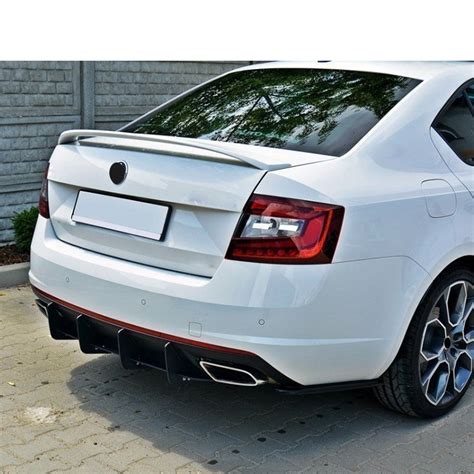 2020 Skoda Octavia RS Rear Spoiler Glossy Black | Carteil – Carteil ...