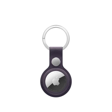 AirTag FineWoven Key Ring - Midnight Purple - Apple (IN)