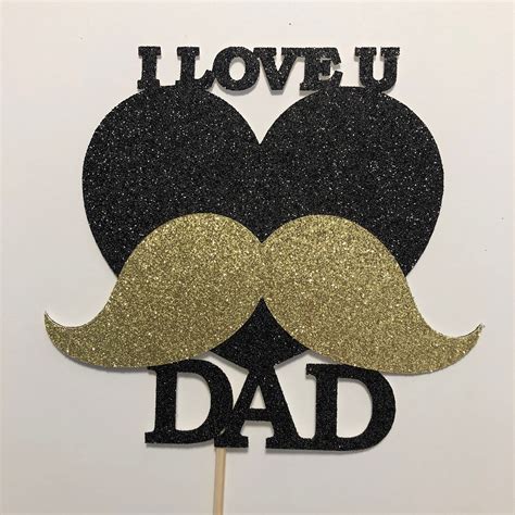 happy fathers day cake topper