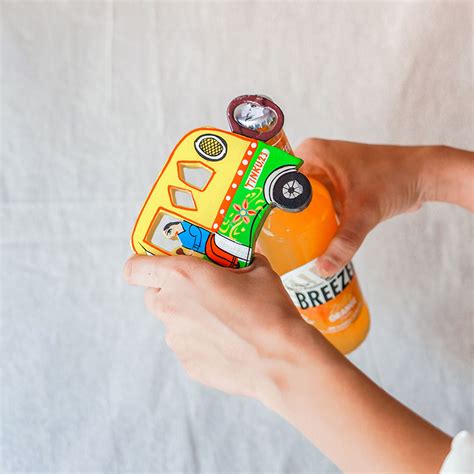 Buy Hand-Painted Auto Rickshaw Bottle Opener - Yellow & Green Online On ...