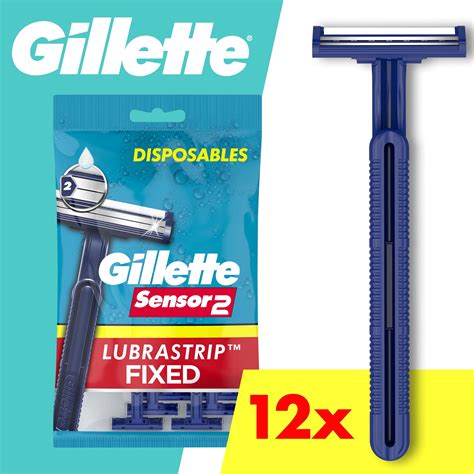 Brandclub - Gillette Sensor 2 Fixed Head Men 2 Blade Disposable Razor ...