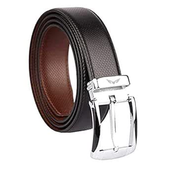 Buy Axe Style Men's Artificial PU Leather Casual and Formal Reversible ...