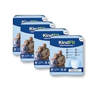 Kindfit Adult Pull Up Diaper Pants for women & men | With Odour Lock ...