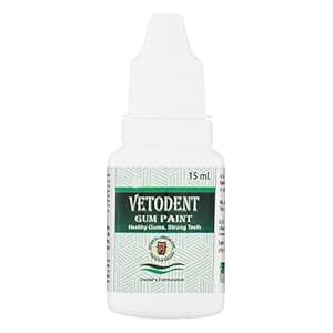 Vetodent Gum Paint | 15 ml Bottle | Herbal Solution for Gum Care ...