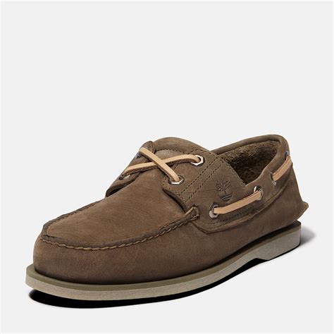 Classic Boat Shoe for Men in Green