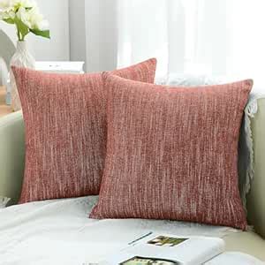 Buy decorUhome Decorative Throw Pillow Covers 24x24 Set of 2, Farmhouse ...