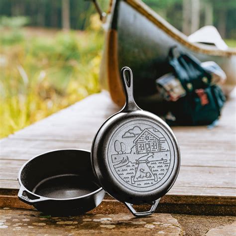 Lodge Cast Iron Cabin Combo Cooker | Lehman's