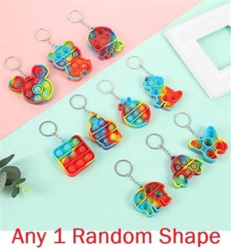 OMKARA ENTERPRISES Push POP IT Key-Chain Fidget (Pop it Keychains ...