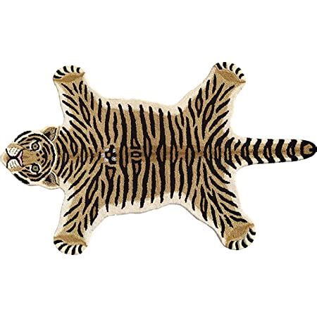 Buy Toy Park Tiger Skin Premium Plush Faux Fur,Rug, Wall Decor, Mat for ...
