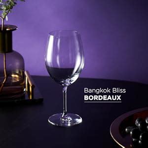 Buy LUCARIS Bangkok Bliss Bordeaux Wine Glass Set of 6-745 ml | Red ...