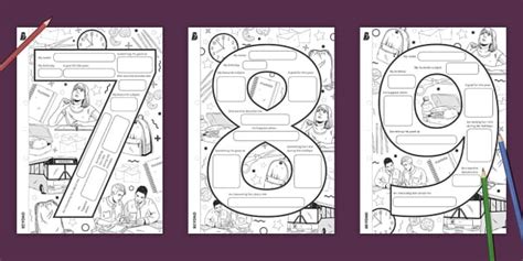 All About Me Doodle Pages | Key Stage 3 | Beyond