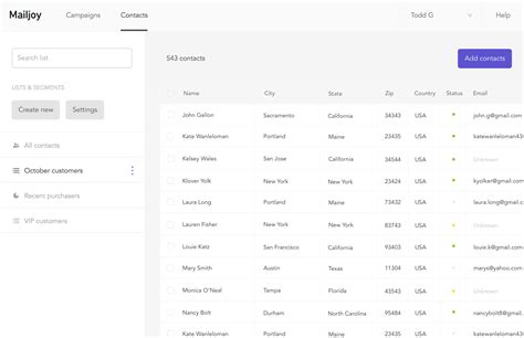 Image result for Mailing List Database