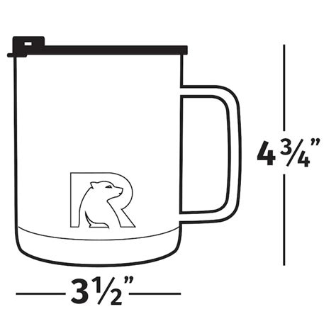 RTIC Outdoors 12-fl oz -fl oz Stainless steel Insulated Insulated cup ...