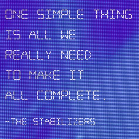 Image result for Stabilizers One Simple Thing