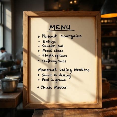 Image result for Rustic Menu Board Design