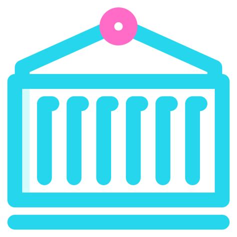 Container - Free shipping and delivery icons