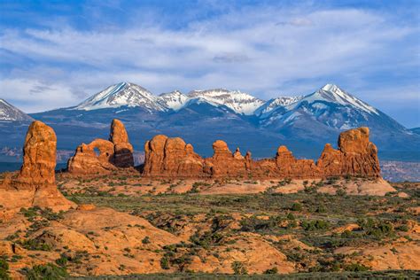 La Sal Mountains From Arches Natl Park Fine Art Photo Print | Prints By ...
