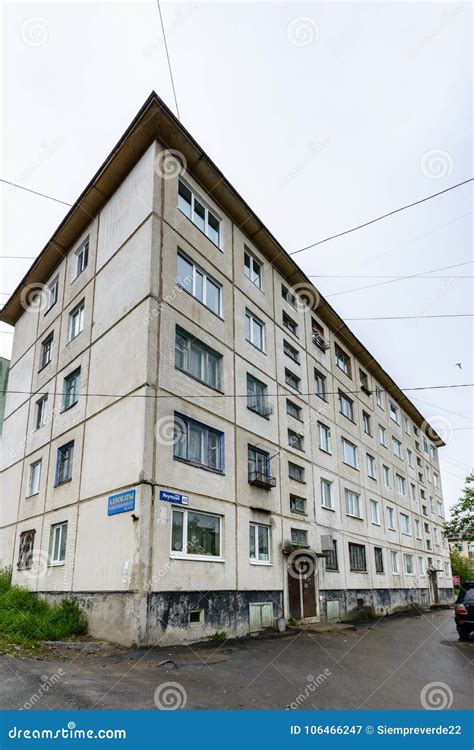 Architecture of Magada, Russian Federation Editorial Photography ...