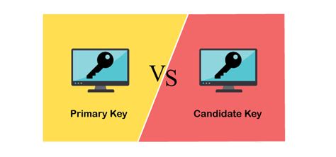 Image result for Difference Between Candidate and Primary Key