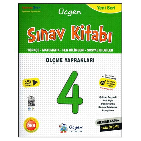 Üçgen 4. Sınıf Yeni Seri Sınav Kitabı (Türkçe-Matematik-Fen-Sosyal ...