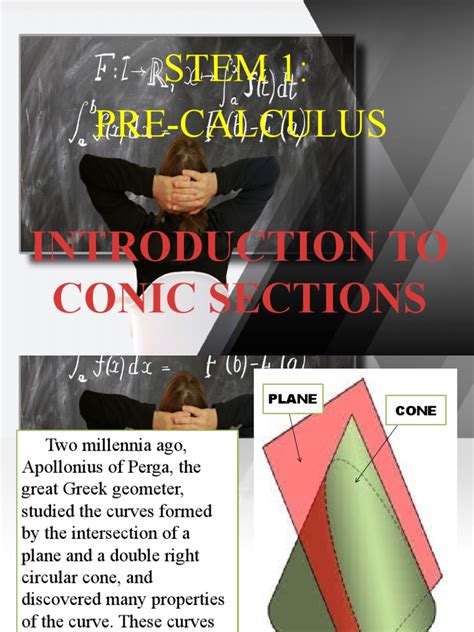 Image result for Conic Sections Introduction