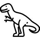 Tyrannosaurus rex Icons & Symbols