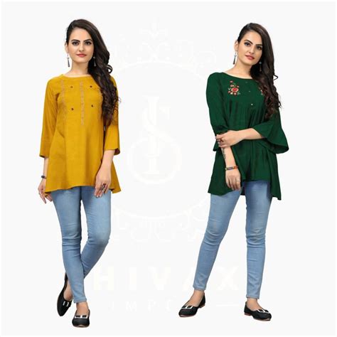 SHIVAX IMPEX Casual Embroidered Women Multicolor Top - Buy SHIVAX IMPEX ...
