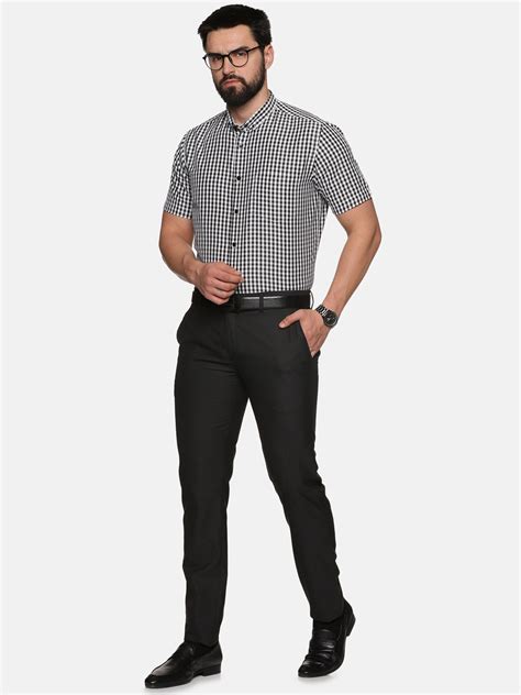 Don Vino Men Black Checks Shirt – Donvino