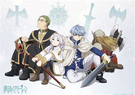 Frieren beyond journey’s end anime reveals hero party visual with ...