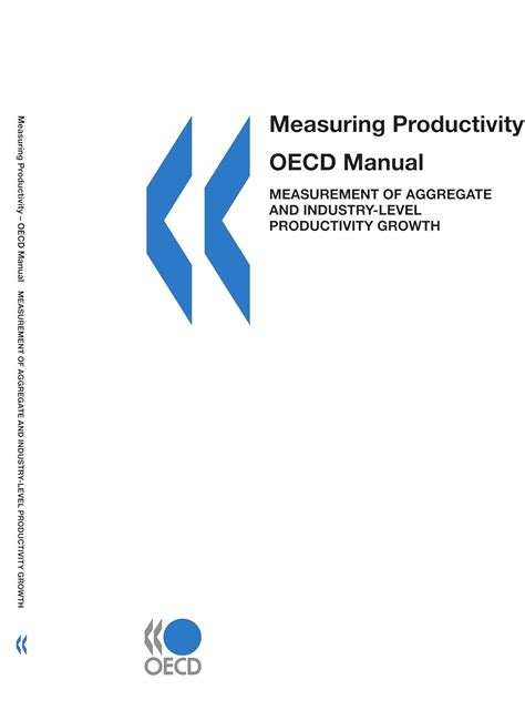 Buy Measuring Productivity - Oecd Manual: Measurement of Aggregate and ...