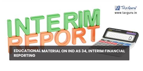 Educational Material on Ind AS 34, Interim Financial Reporting