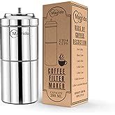 PAJAKA South Indian Filter Coffee Maker - 200 ML Capacity, Stainless ...