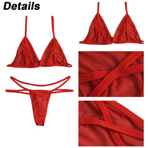 Women Sexy Sheer Lingerie Bra Set See Through | Ubuy India