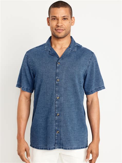 Mens Camp Collar Shirts | Old Navy