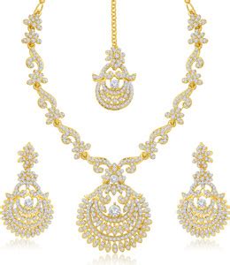 Sukkhi Alloy Gold-plated Gold, Silver Jewellery Set Price in India ...