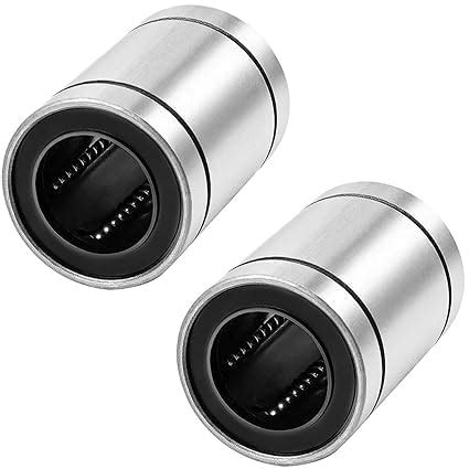 MUTZTEQ LM8UU 8mm Linear Ball Bearing Bush Steel for CNC Router Mill ...