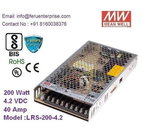LRS-200-4.2 MEANWELL SMPS Power Supply Manufacturer,Supplier,Wholesaler ...
