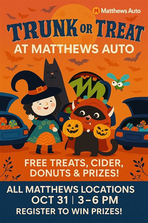 ? Trunk or Treat at Matthews Auto, 3975 W Ridge Rd, Rochester, NY ...