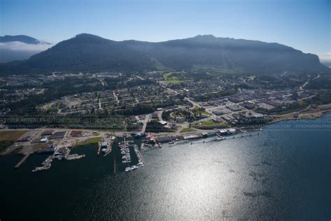 Aerial Photo | Aerial photo of downtown Prince Rupert, British Columbia.