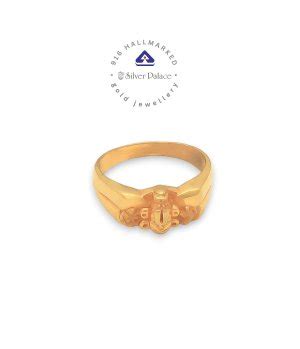 Kanche Collections Lord Balaji Design & Cz Stone Studded With Gold Ring ...