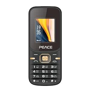 PEACE P1+ Basic Mobile Phone, Dual SIM, 1.77-inch Display, Digital ...