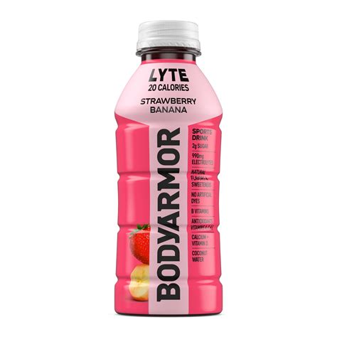 BODYARMOR Lyte Sports Drink, Strawberry Banana, Natural Flavors with ...