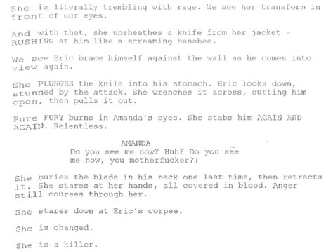 Image result for Lumber Blood Script