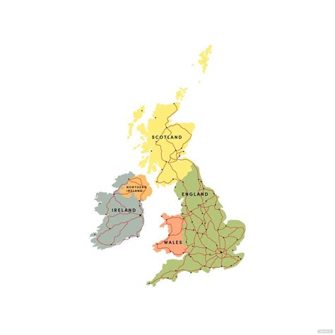 Image result for Basic UK Map With